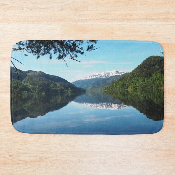 Item preview, Silent Lake With Mountains Blue Sky designed and sold by nnprintdesign.