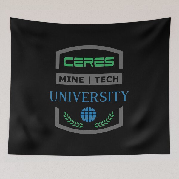 Item preview, Ceres Mine Tech University logo  designed and sold by ZEDorDEAD.