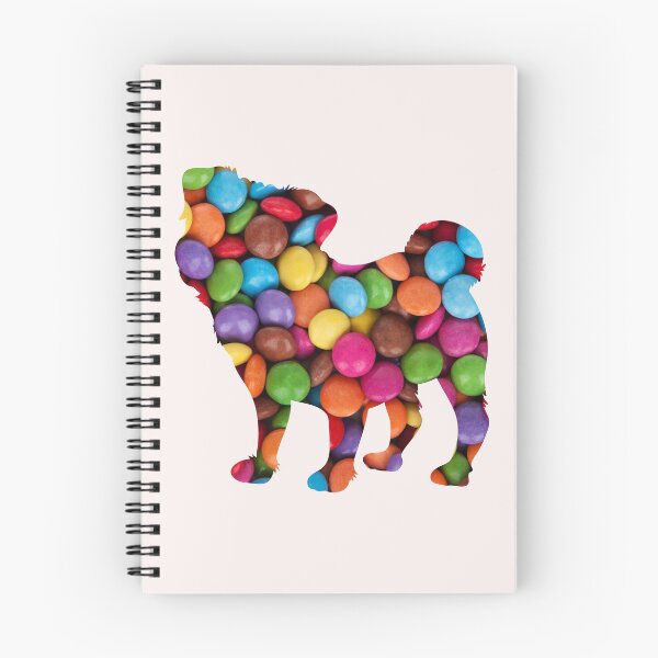 Item preview, Awesome Sweet Candy Pug Silhouette designed and sold by Pugstuff.