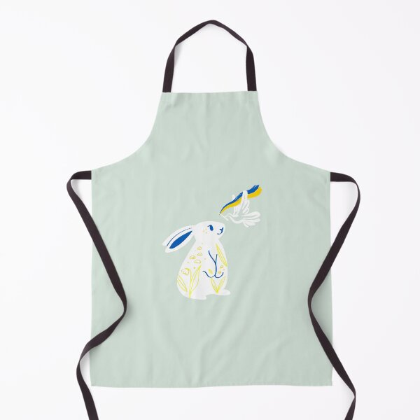 Item preview, Ukraine bunny looking at a peace dove designed and sold by euphoriashop4.