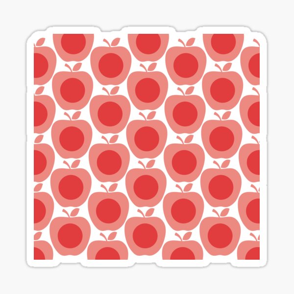 "orla kiely, Apples ,orla kiely pattern" Sticker for Sale by spotfly Redbubble