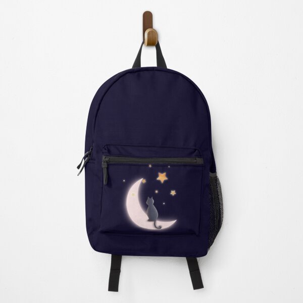 Item preview, Cat Sitting On The Crescent Moon designed and sold by SkyAfterDusk.