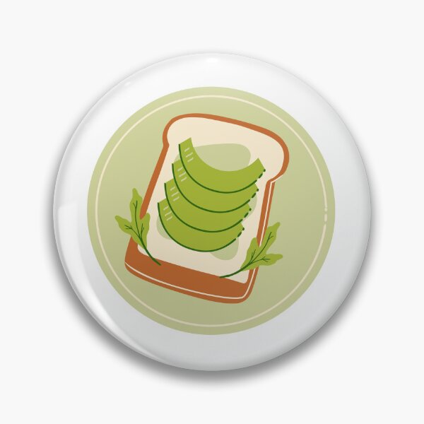 Item preview, sliced avocado toast  pattern pack designed and sold by stickers-packs.