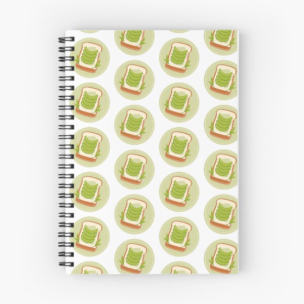 Item preview, sliced avocado toast  pattern pack designed and sold by stickers-packs.