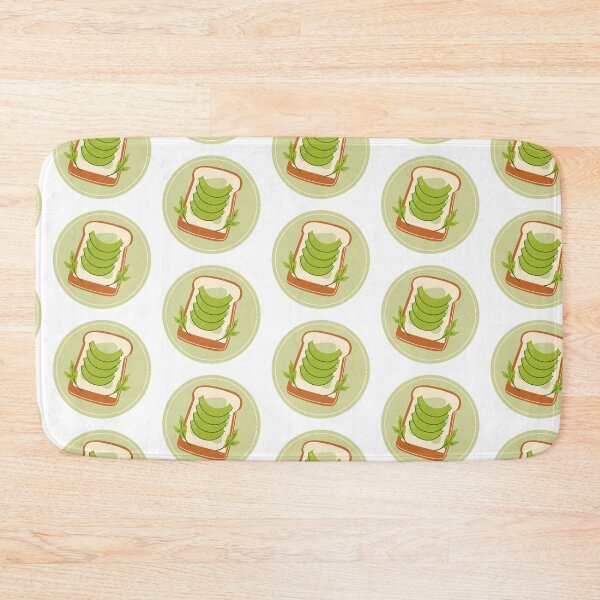Artikelvorschau, geschnittene Avocado-Toast-Musterpackung entworfen und verkauft von stickers-packs.