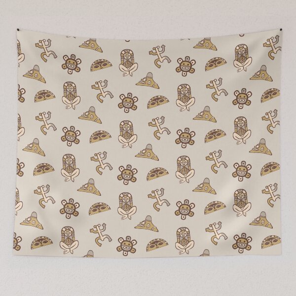Item preview, Tainos Puerto Rico Coqui Atabey Cemi Sun Moon Neutral Colors designed and sold by byDarling.