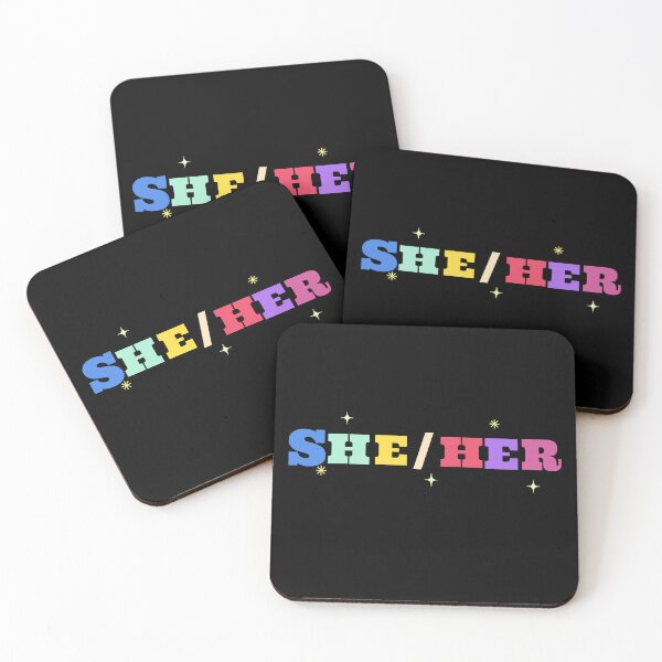 Item preview, She Her Pronouns  designed and sold by MelmonSquad.