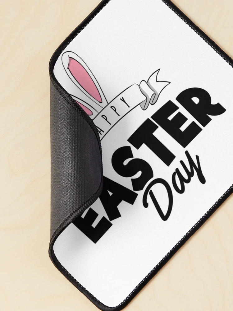 Thumbnail 2 of 5, Mouse Pad, Happy Easter designed and sold by ReydaDesign.