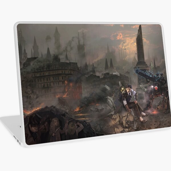Nikola Tesla in Trafalgar Square Laptop Skin
