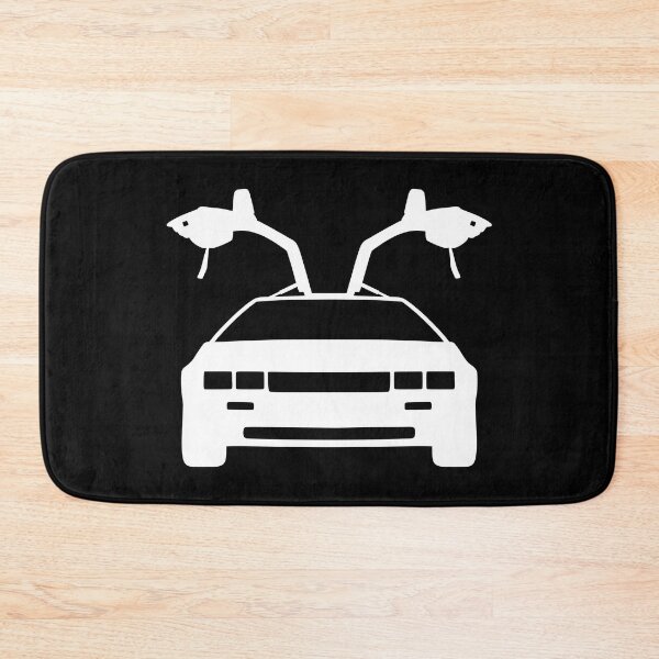 Item preview, Delorean DMC-12 front white silhouette best t-shirt design designed and sold by EdimDesign.