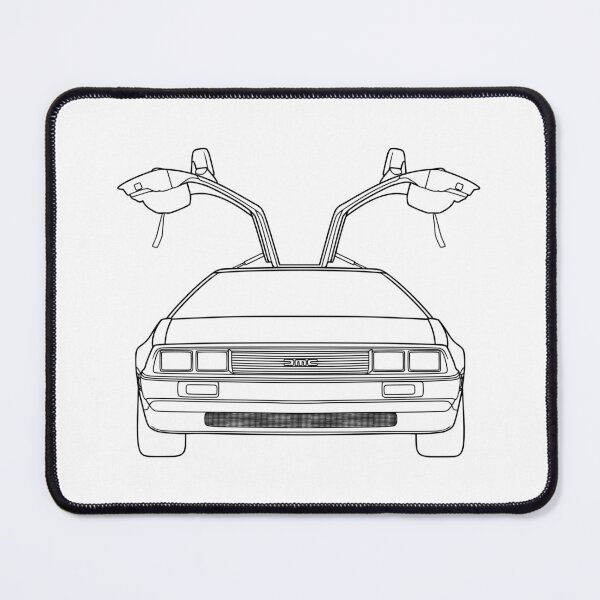 Item preview, Delorean DMC-12 front black lines best t-shirt design designed and sold by EdimDesign.