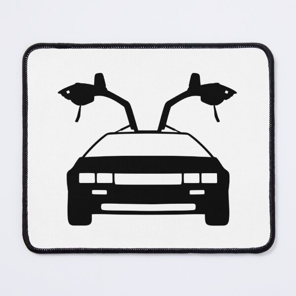 Item preview, Delorean DMC-12 front black silhouette best t-shirt design designed and sold by EdimDesign.