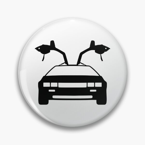 Item preview, Delorean DMC-12 front black silhouette best t-shirt design designed and sold by EdimDesign.