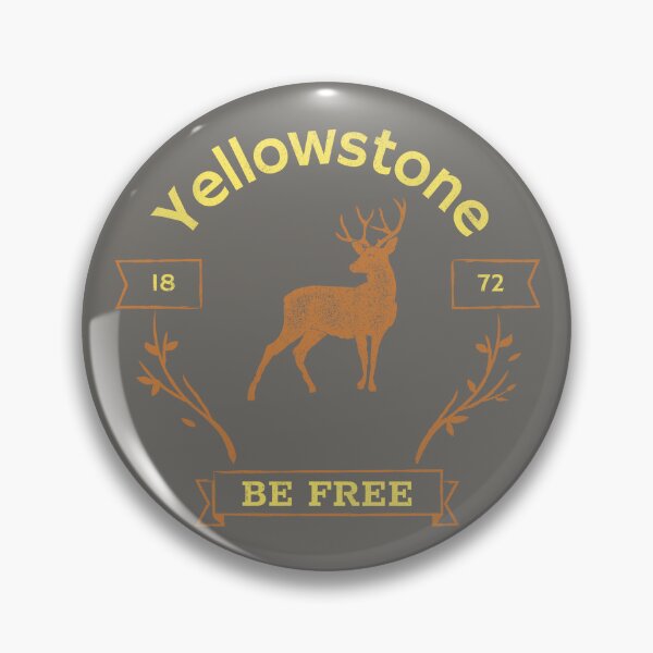 Item preview, Yellowstone 1872 be free, classic image!  designed and sold by CelioByDesign.