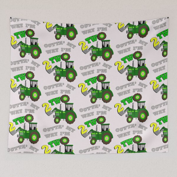 Item preview, Tractors Kids Farm Tractor 2 Year Old Birthday  designed and sold by Cute & Sassy Custom Gifting Boutiques.