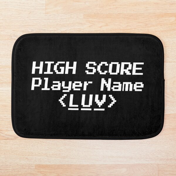 Item preview, HIGH SCORE Player Name LUV designed and sold by redacteddesign.