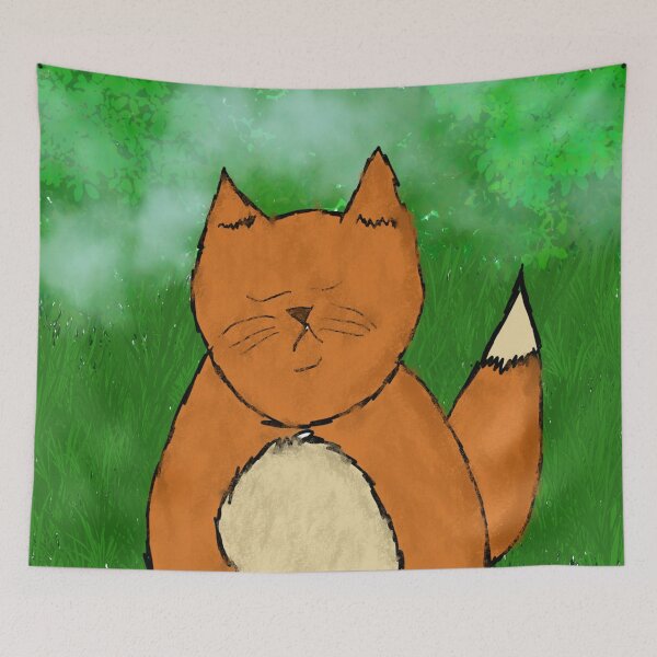Item preview, The Fluffy Orange Boy designed and sold by sammyjean08.