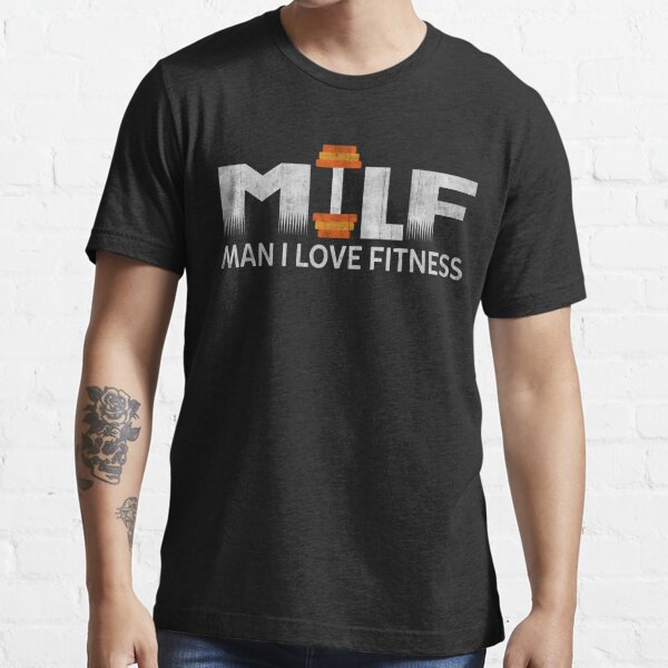  MILF Man I Love Fitness Funny T-Shirt : Clothing