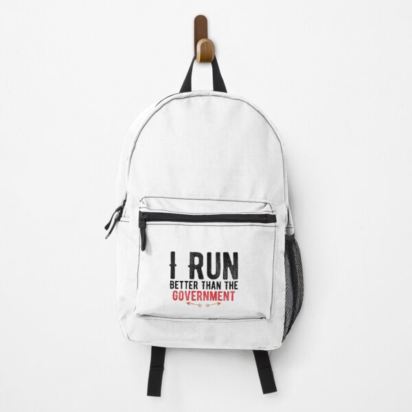 Item preview, I Run Better Than The Government Funny Running designed and sold by Quotes ⭐⭐⭐⭐⭐.