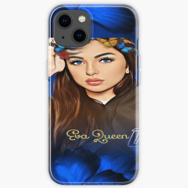 Eva Queen Design collection Fleur dorée Coque souple iPhone
