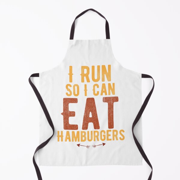 Item preview, I Run So I Can Eat Hamburgers Funny running designed and sold by Quotes ⭐⭐⭐⭐⭐.