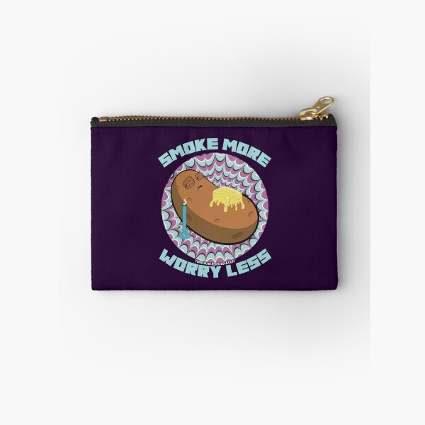 Item preview, Smoke more worry less-Hand Drawn Cartoon Stoned Baked Potato  designed and sold by YomeHayin.