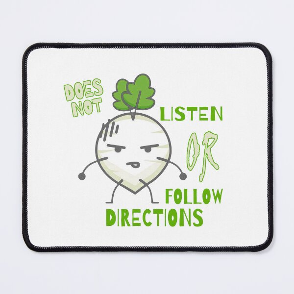 Item preview, Does Not Listen Or Follow Directions| Funny designed and sold by Karam Barakat.