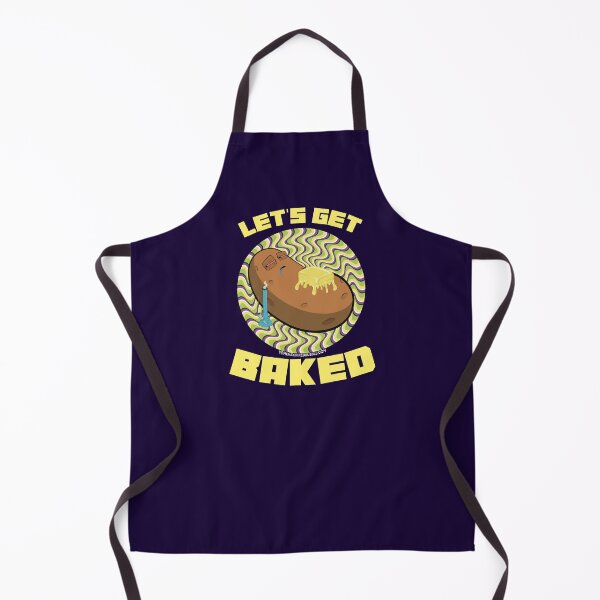 Item preview, Lets get baked-Hand Drawn Cartoon Stoned Baked Potato designed and sold by YomeHayin.