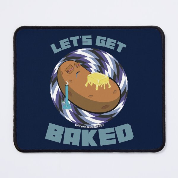 Item preview, Lets get baked-Hand Drawn Cartoon Stoned Baked Potato designed and sold by YomeHayin.
