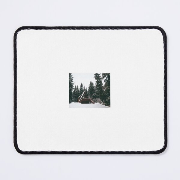 Item preview, Cottage house in the snow forest designed and sold by rawvekshop.