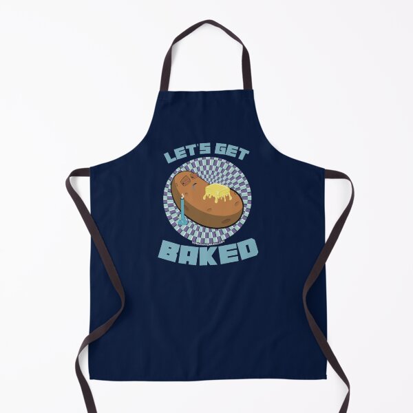 Item preview, Lets get baked-Hand Drawn Cartoon Stoned Baked Potato designed and sold by YomeHayin.