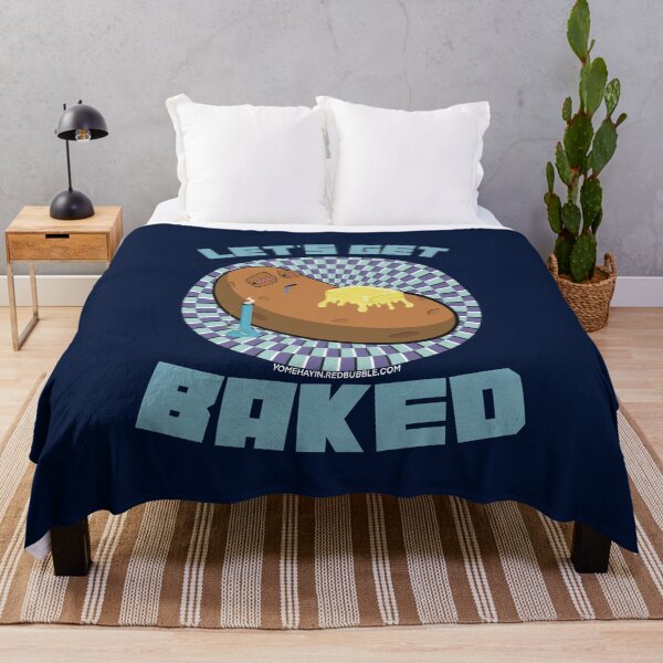 Item preview, Lets get baked-Hand Drawn Cartoon Stoned Baked Potato designed and sold by YomeHayin.