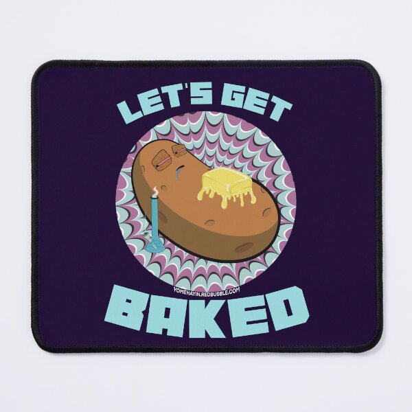 Item preview, Lets get baked-Hand Drawn Cartoon Stoned Baked Potato designed and sold by YomeHayin.