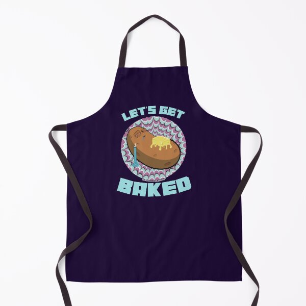 Item preview, Lets get baked-Hand Drawn Cartoon Stoned Baked Potato designed and sold by YomeHayin.
