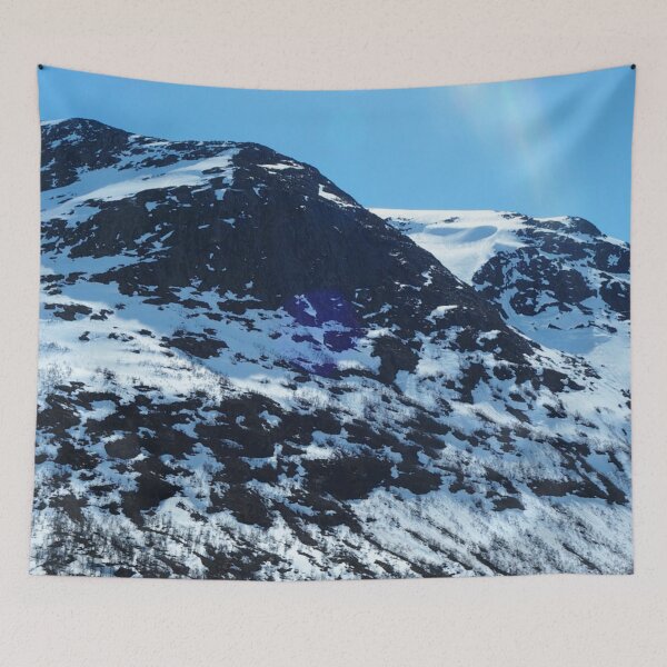Item preview, Snow-capped Mountain Blue Sky designed and sold by nnprintdesign.