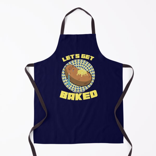 Item preview, Lets get baked-Hand Drawn Cartoon Stoned Baked Potato designed and sold by YomeHayin.