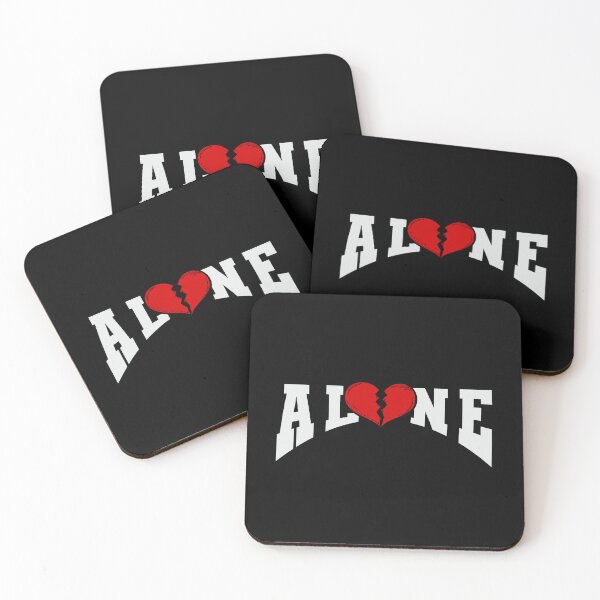 Item preview, Alone,Red Heartbroken ,Neglected,Disused,Abandoned,Ignored,break up,disregarded designed and sold by SimpleAndGreat.