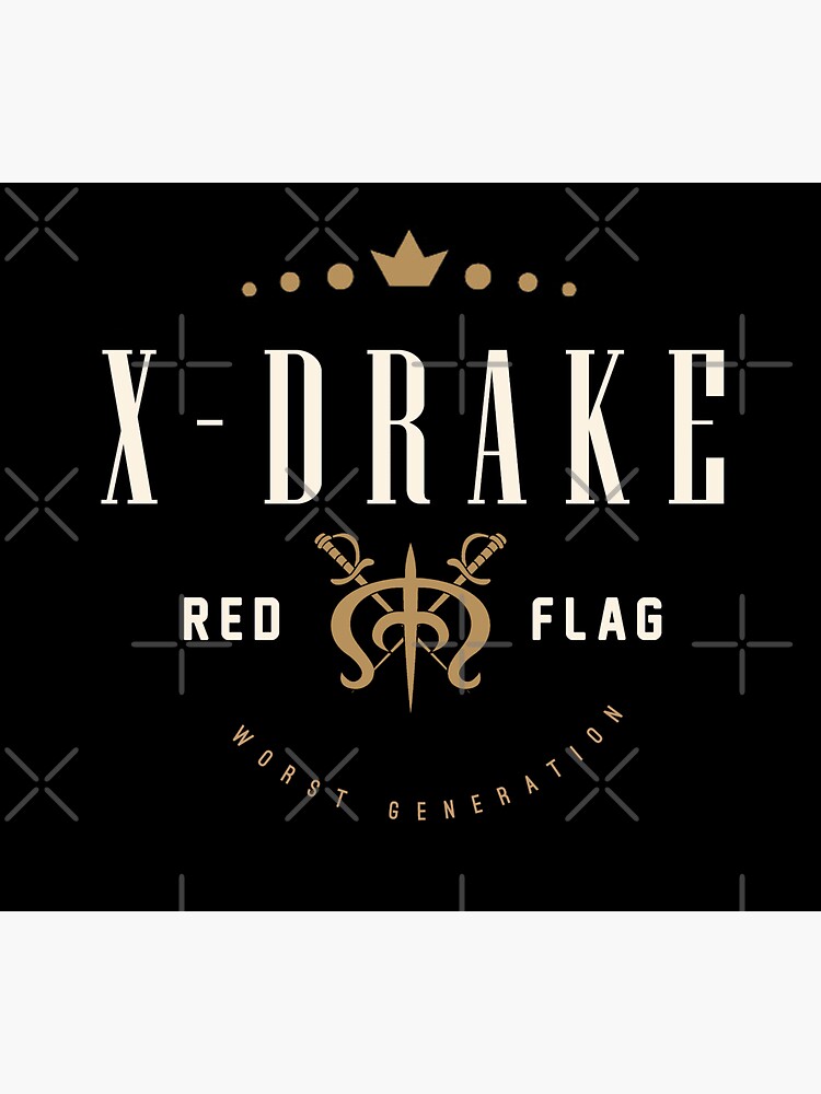 "x drake" Sticker by seeyouproject Redbubble