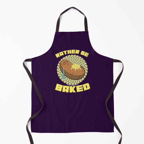Item preview, Rather be baked-Hand Drawn Cartoon Stoned Baked Potato designed and sold by YomeHayin.