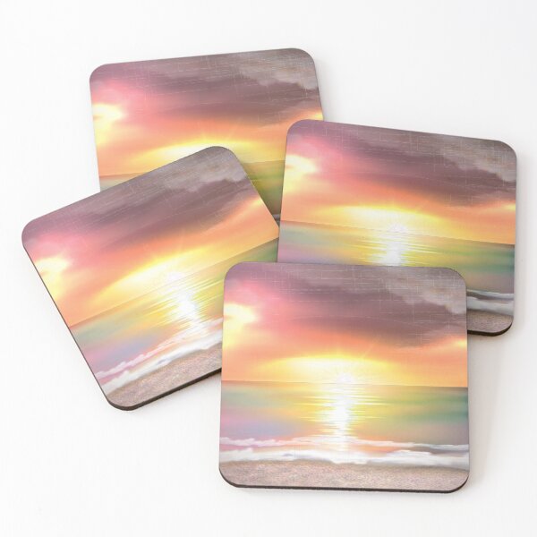 Item preview, Sunset on a Sandy Beach designed and sold by Orangegrph.