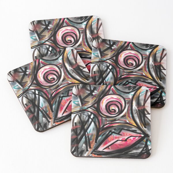 Item preview, Crazy Abstract Face Big Lips designed and sold by Delukart.