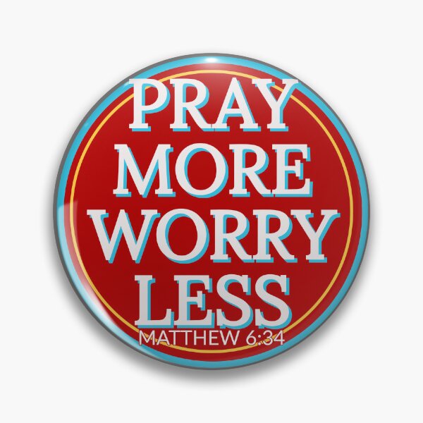 Item preview, Pray More Worry Less Red designed and sold by bfwilson.