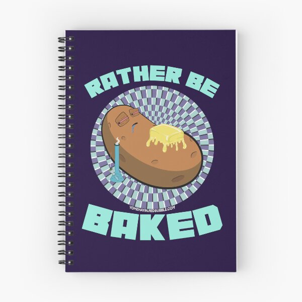 Item preview, Rather be baked-Hand Drawn Cartoon Stoned Baked Potato  designed and sold by YomeHayin.
