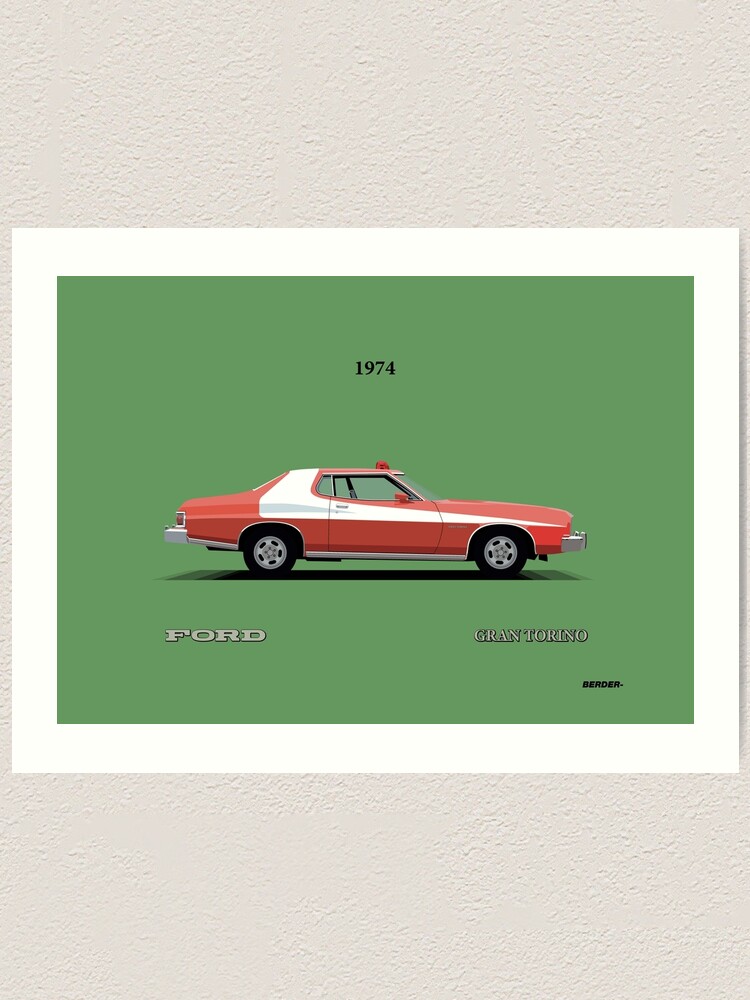 Ford Gran Torino - Starsky & Hutch Art Print by MorganBerder