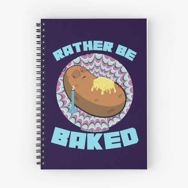 Item preview, Rather be baked-Hand Drawn Cartoon Stoned Baked Potato  designed and sold by YomeHayin.
