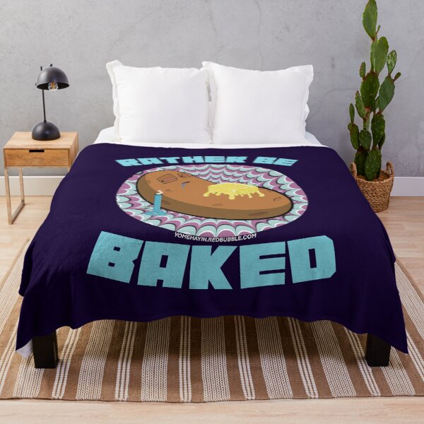 Item preview, Rather be baked-Hand Drawn Cartoon Stoned Baked Potato designed and sold by YomeHayin.