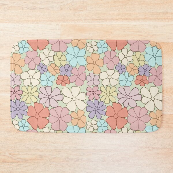 Item preview, Pastel colours floral pattern (colour palette, color palete) designed and sold by Sanaura.
