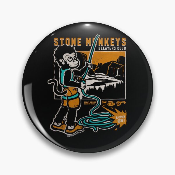 Item preview, Stone Monkeys Belayers Club | Rock Climbing designed and sold by Designwith8.