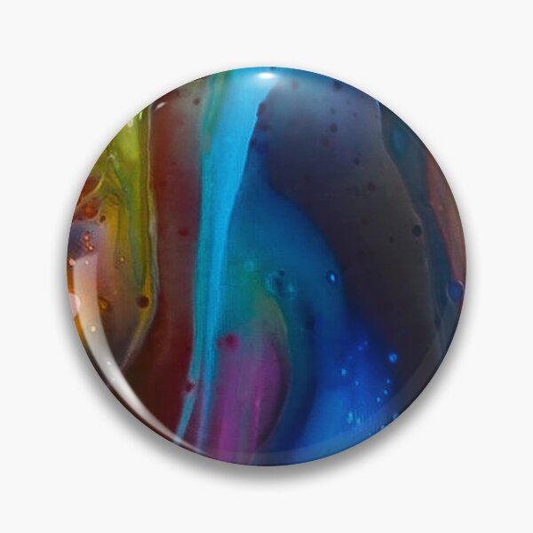 Item preview, Muted Turquoise Drip (acrylic pour) designed and sold by Alane Fideler.