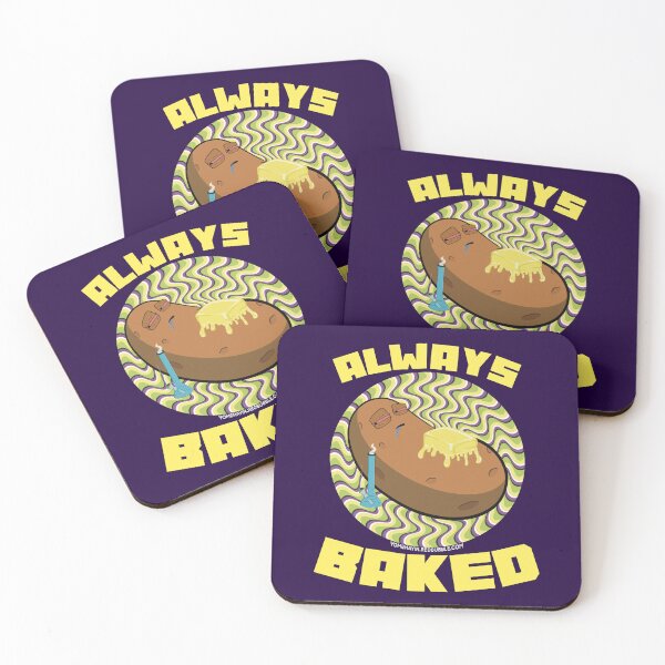 Item preview, Always baked-Hand Drawn Cartoon Stoned Baked Potato  designed and sold by YomeHayin.